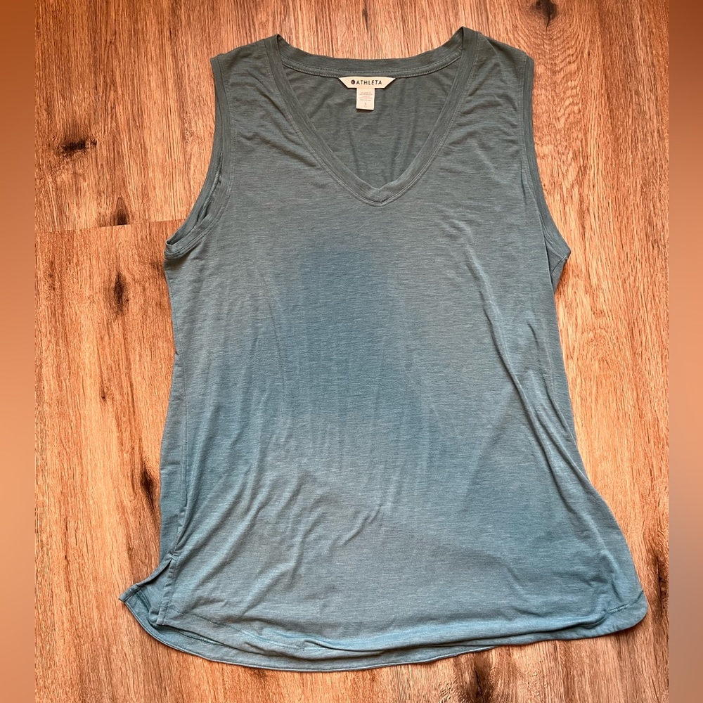 Blue Athleta Tank Top